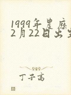 1999年农历2月22日出生的人命运