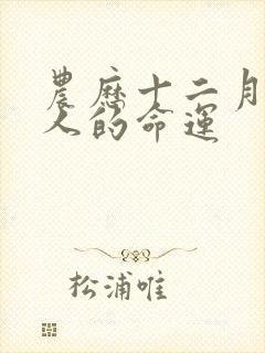 农历十二月属龙人的命运