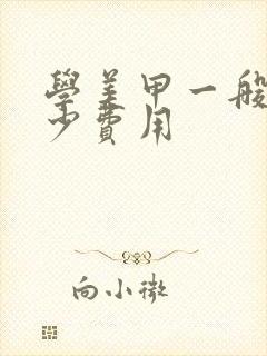 学美甲一般要多少费用