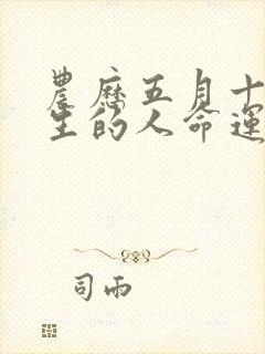 农历五月十三出生的人命运如何