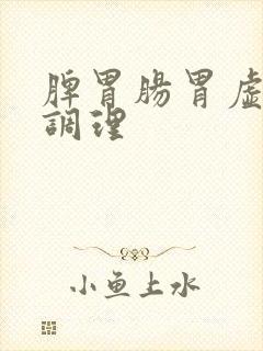 脾胃肠胃虚怎么调理