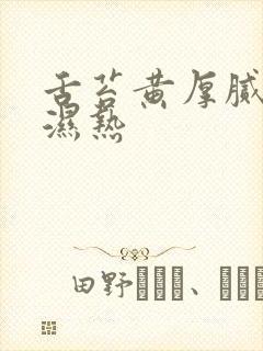 舌苔黄厚腻脾胃湿热