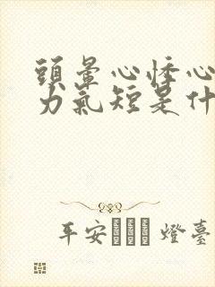 头晕心悸心慌乏力气短是什么原因