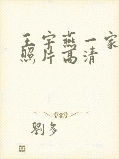 王宇燕一家三口照片高清