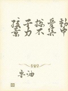 孩子总爱动,注意力不集中怎么办