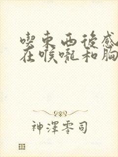 吃东西后感觉堵在喉咙和胸口