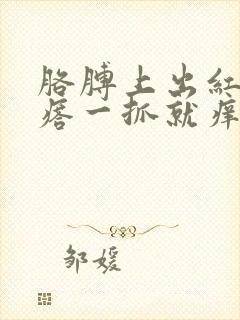 胳膊上出红色疙瘩一抓就痒