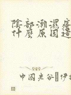 阴部潮湿瘙痒是什么原因造成的