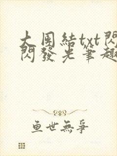 大团结txt闪闪发光笔趣阁