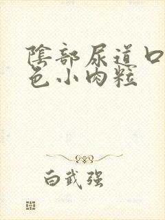 阴部尿道口长白色小肉粒