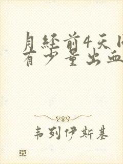 月经前4天同房有少量出血