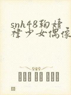 snh48鞠婧祎少女偶像史延强