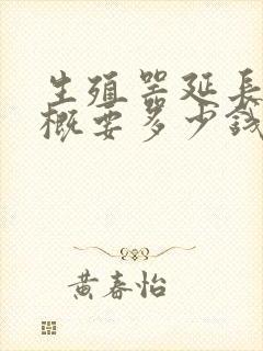 生殖器延长术大概要多少钱