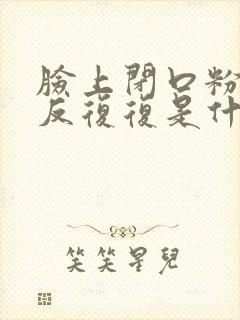 脸上闭口粉刺反反复复是什么原因封面