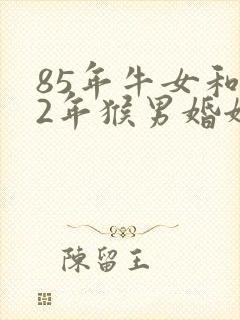 85年牛女和92年猴男婚姻相配吗封面