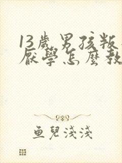 13岁男孩叛逆厌学怎么教育封面