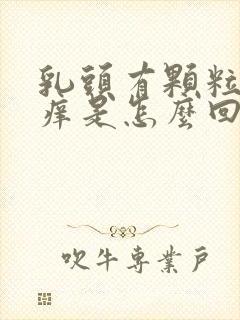 乳头有颗粒状又痒是怎么回事