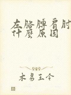 左胳膊肩肘疼是什么原因封面