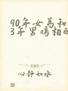 90年女马和93年男鸡相配不