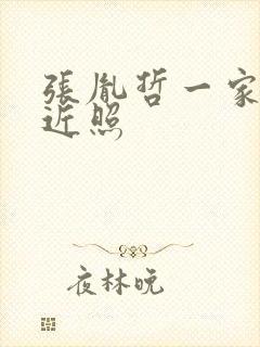 张胤哲一家三口近照