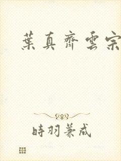 叶真齐云宗免费