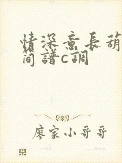 情深意长葫芦丝简谱c调