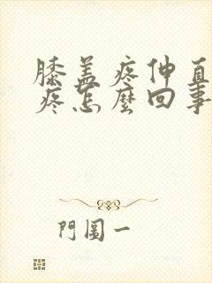 膝盖疼伸直腿就疼怎么回事封面