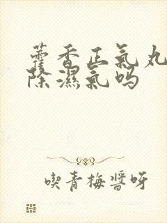 藿香正气丸可以除湿气吗