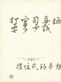 打官司争抚养权要多少钱