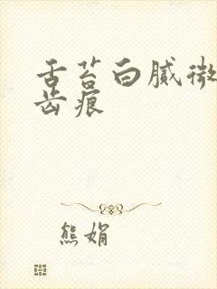 舌苔白腻微黄有齿痕