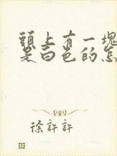 头上有一块头发是白色的怎么回事