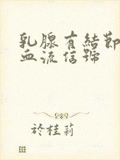 乳腺有结节1级血流信号