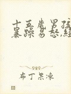 十五岁男孩脾气暴躁易怒,经常性的自残封面