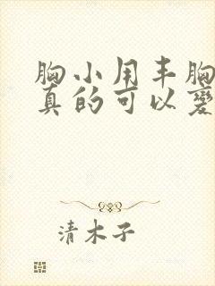 胸小用丰胸产品真的可以变大吗