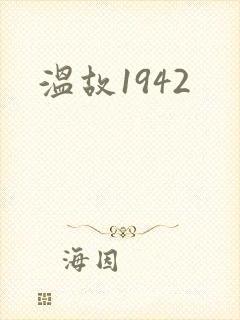 温故1942封面