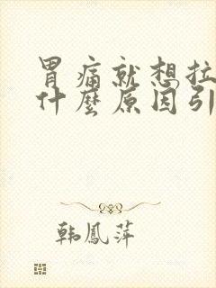 胃痛就想拉大便什么原因引起的