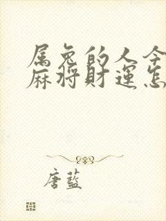 属兔的人今天打麻将财运怎样