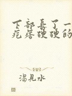 下部长了一个小疙瘩硬硬的封面