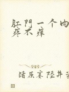 肛门一个肉球不疼不痒