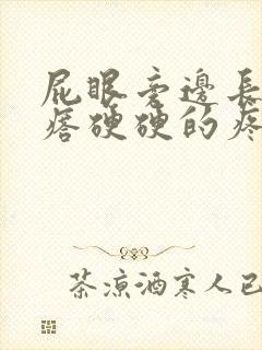 屁眼旁边长个疙瘩硬硬的疼