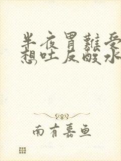 半夜胃难受恶心想吐反酸水