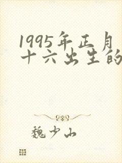 1995年正月十六出生的女孩命运怎么样