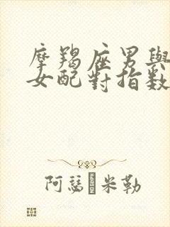 摩羯座男与射手女配对指数