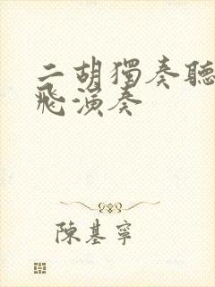 二胡独奏听松宋飞演奏