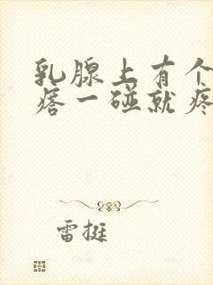 乳腺上有个硬疙瘩一碰就疼