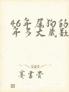 46年属狗的今年多大岁数封面