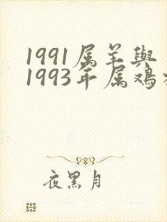 1991属羊与1993年属鸡相配吗封面