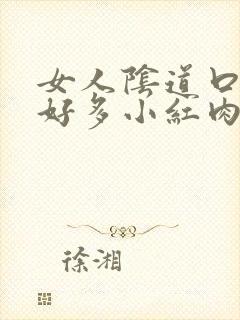 女人阴道口起了好多小红肉刺