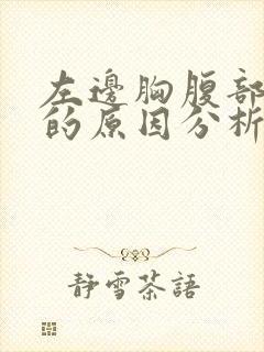 左边胸腹部隐痛的原因分析