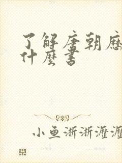 了解唐朝历史看什么书